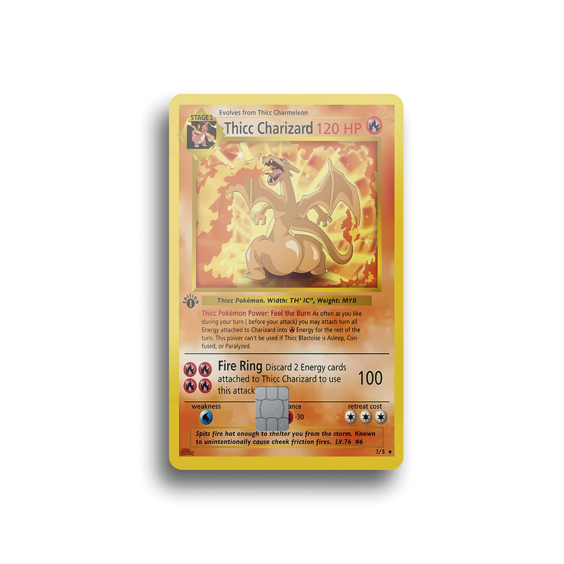 Thicc Charizard Card Skin